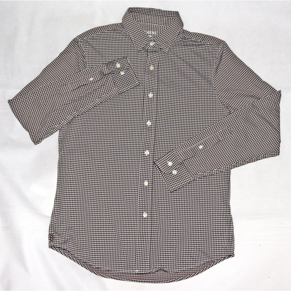 Rhone Commuter Men's Performance Long Sleeve Button Front Stretch Shirt Size S/P